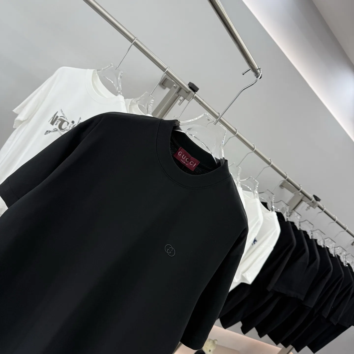Embroidered Logo Cotton T-Shirt D15013884 — view 3