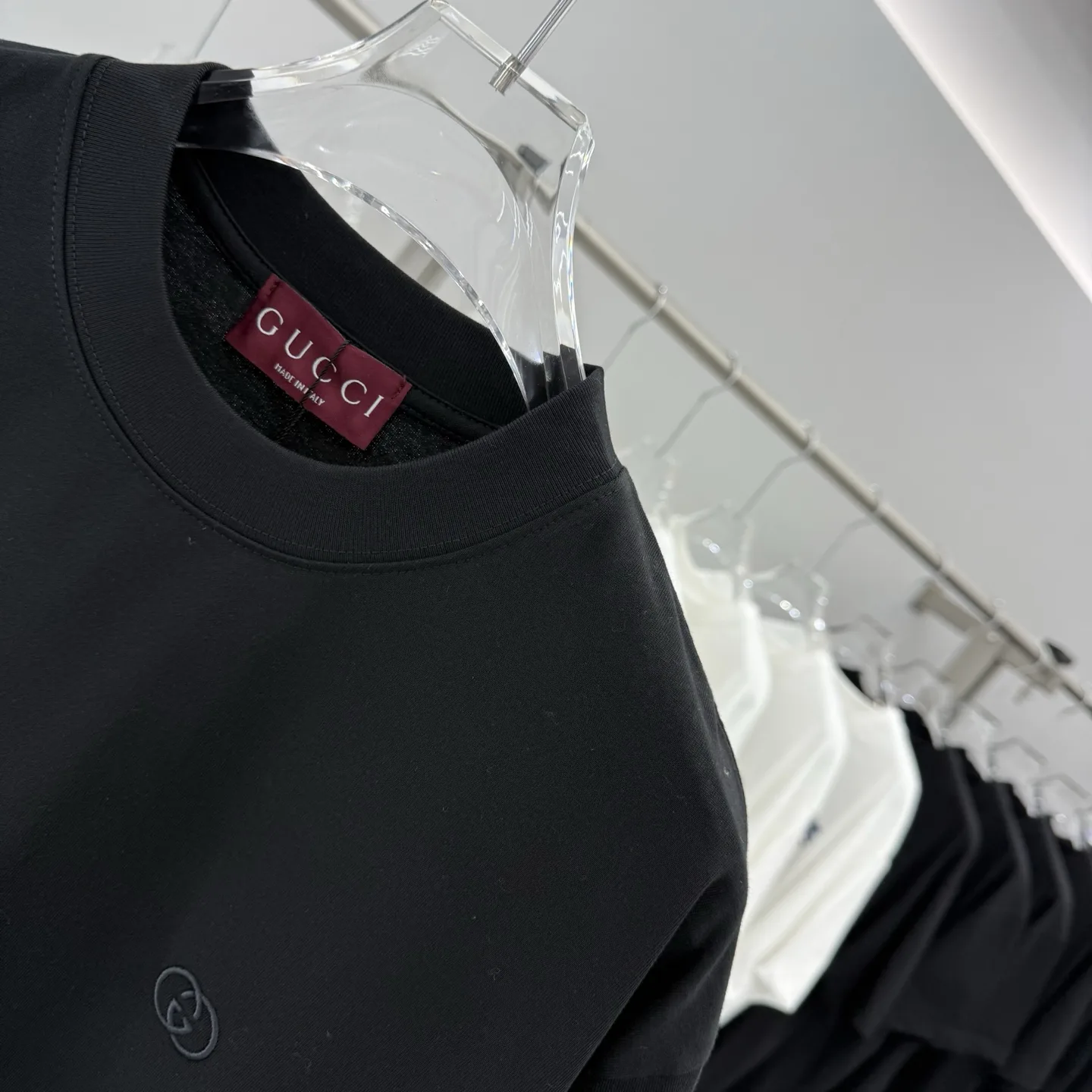 Embroidered Logo Cotton T-Shirt D15013884 — view 4