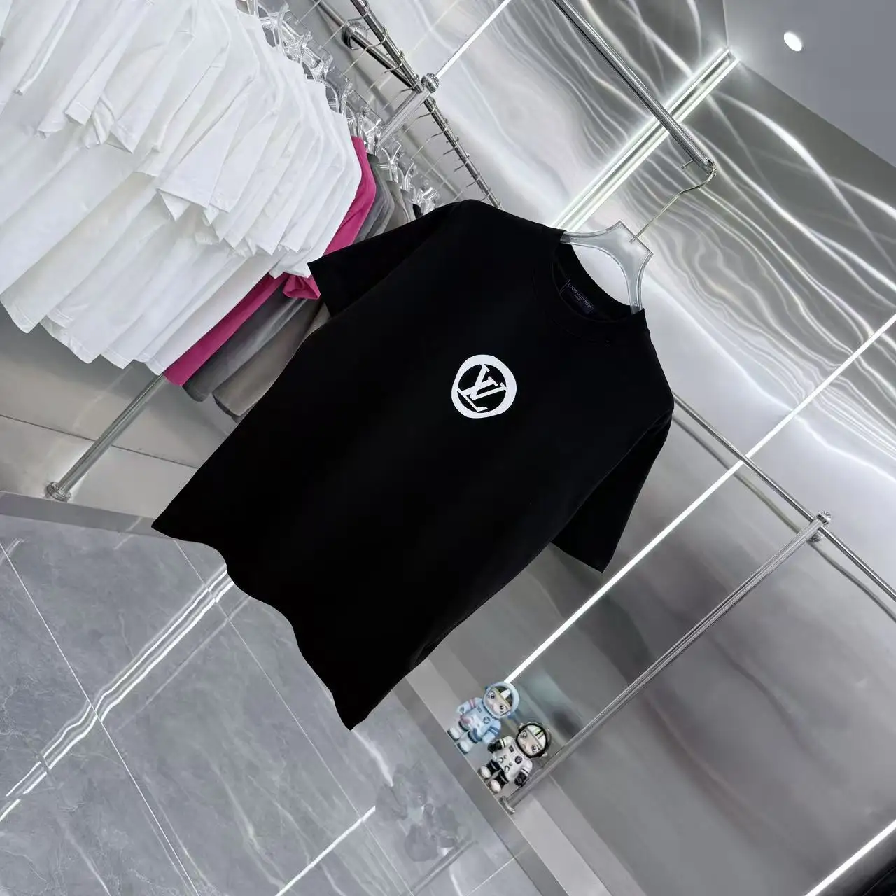Logo Silicone Patch Crew-Neck T-Shirt D15013943 — view 2