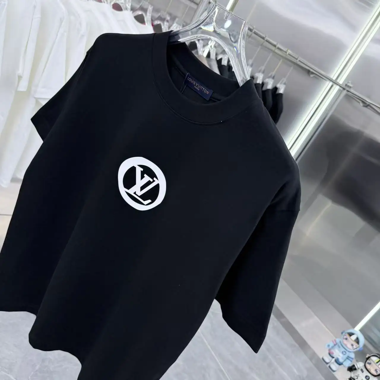 Logo Silicone Patch Crew-Neck T-Shirt D15013943 — view 4