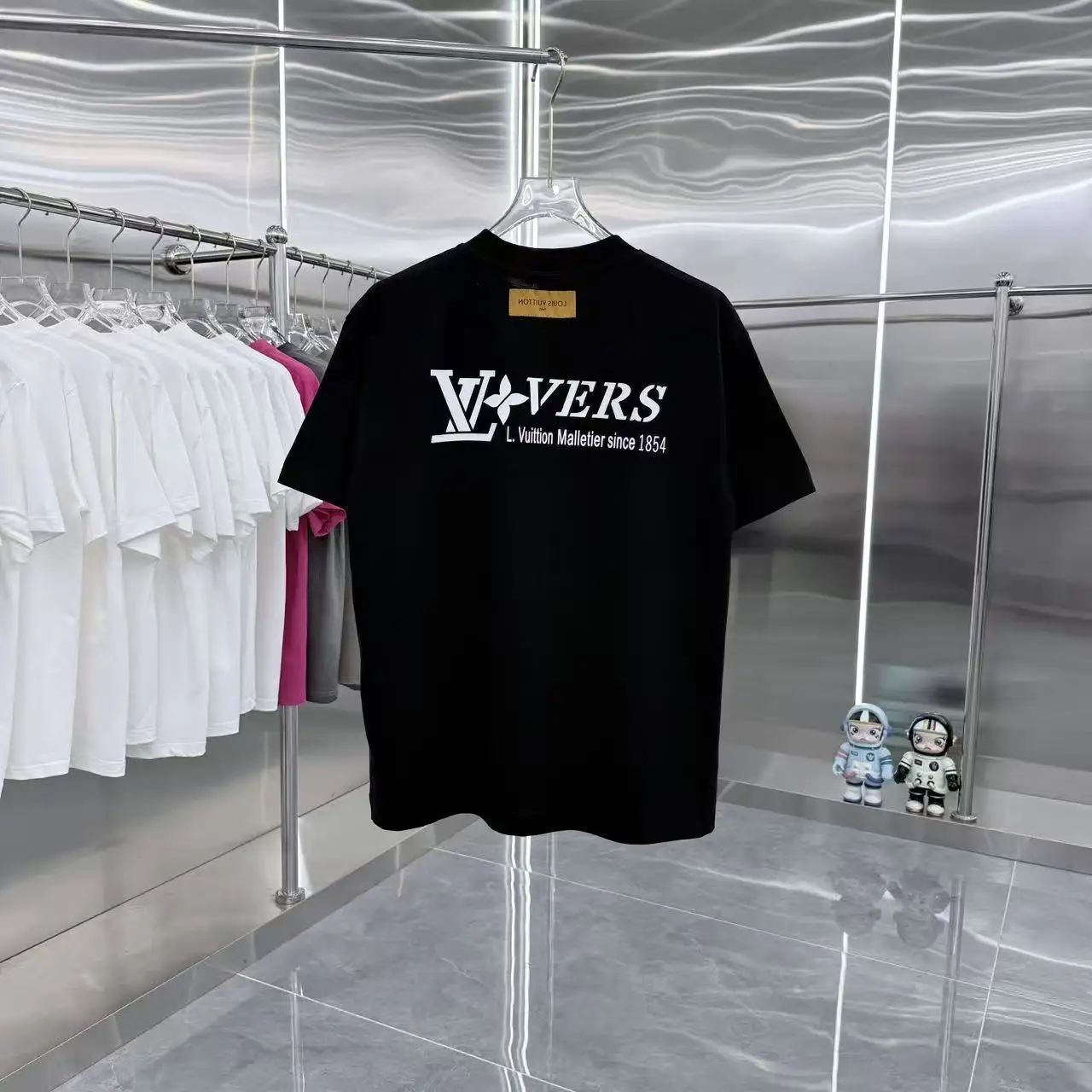 Logo Silicone Patch Crew-Neck T-Shirt D15013943 — view 7