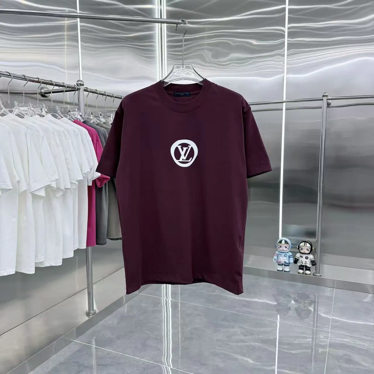 Logo Silicone Patch Cotton T-Shirt D15013944