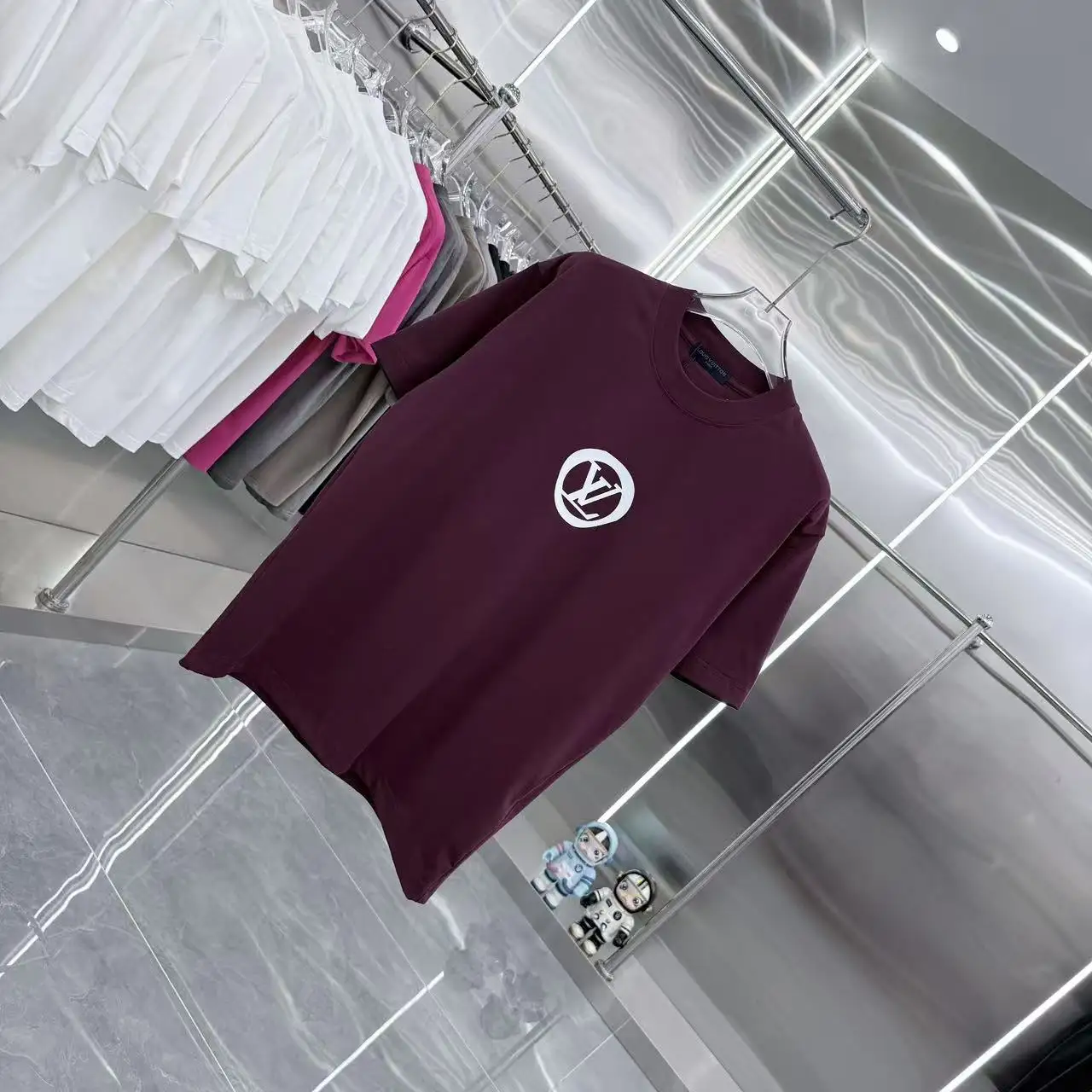 Logo Silicone Patch Cotton T-Shirt D15013944 — view 2
