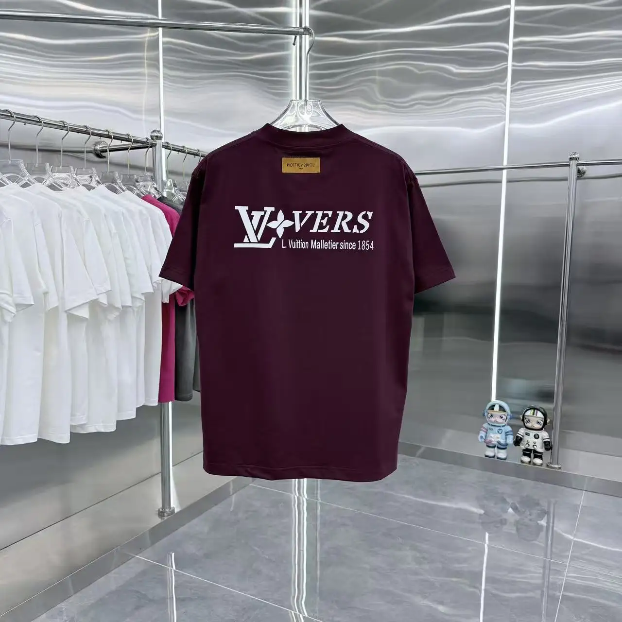 Logo Silicone Patch Cotton T-Shirt D15013944 — view 7