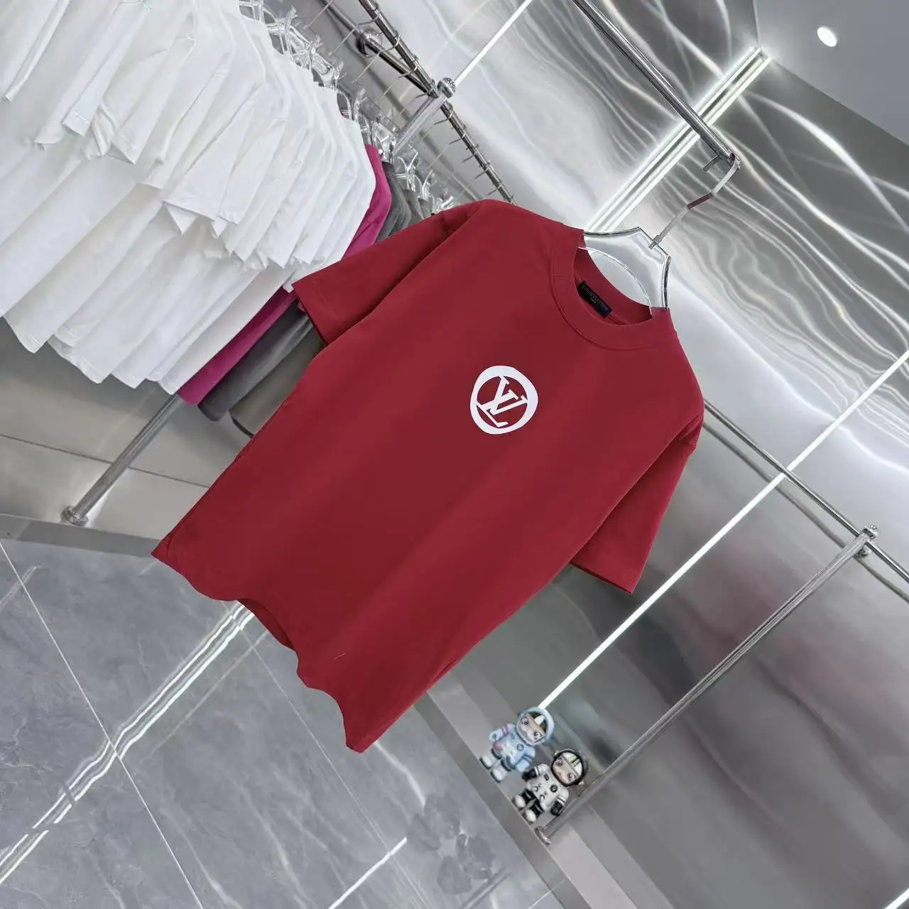 Logo Silicone Print Cotton T-Shirt D15013945 — view 2
