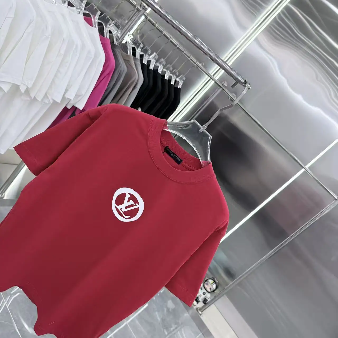 Logo Silicone Print Cotton T-Shirt D15013945 — view 3