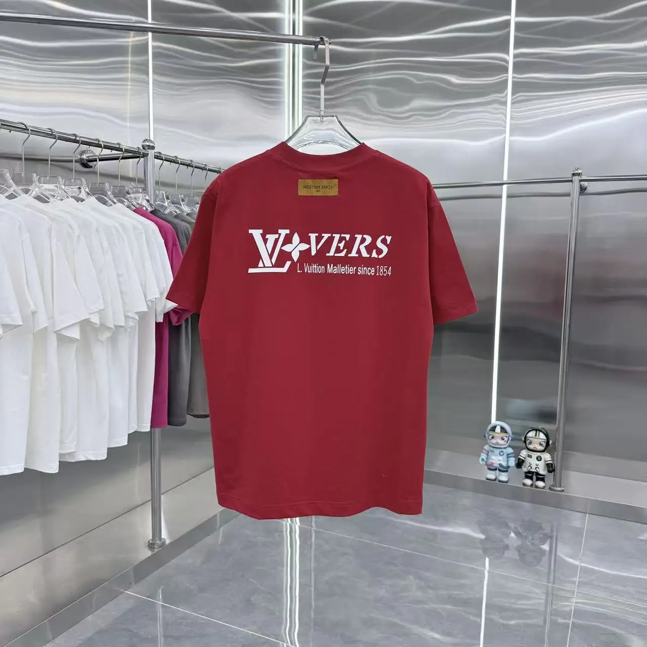 Logo Silicone Print Cotton T-Shirt D15013945 — view 7