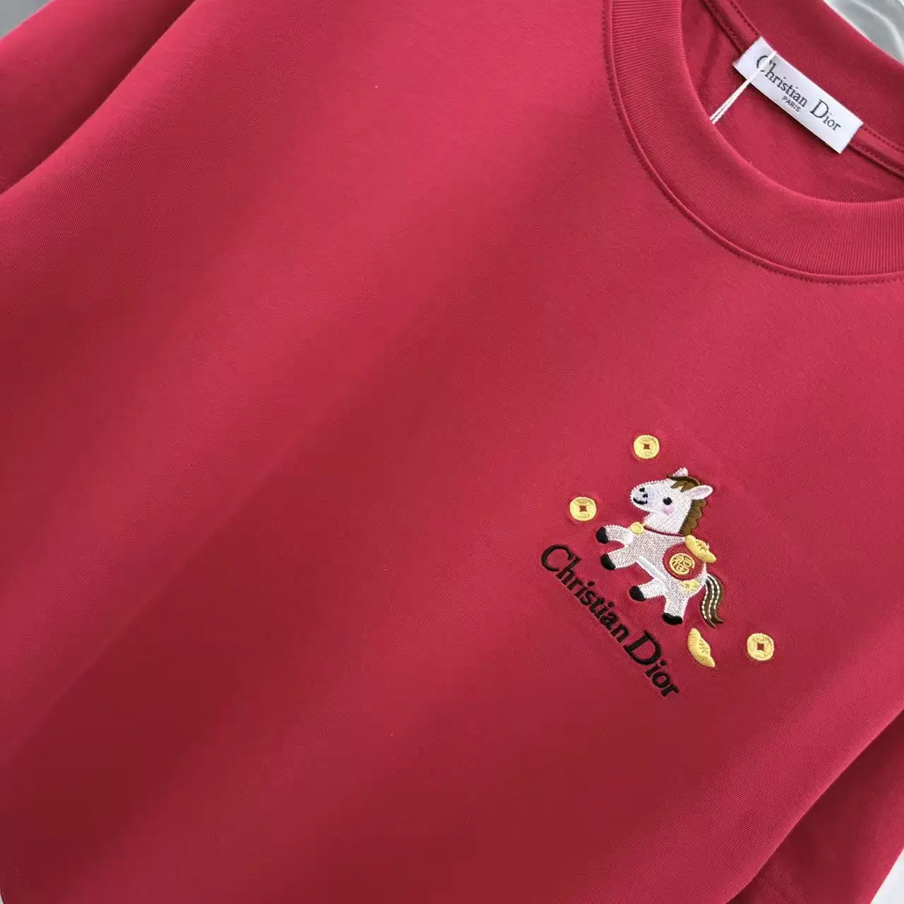 Lunar New Year Year of the Horse Embroidered T-Shirt D15013901 — view 5