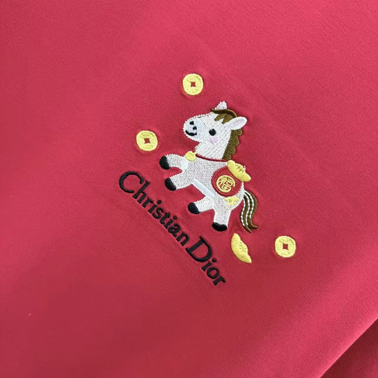 Lunar New Year Year of the Horse Embroidered T-Shirt D15013901 — view 6