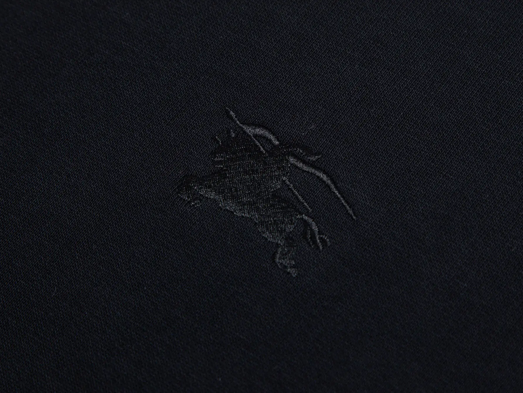Check-Trimmed Embroidered Cotton Sweatshirt D15016095 — view 3