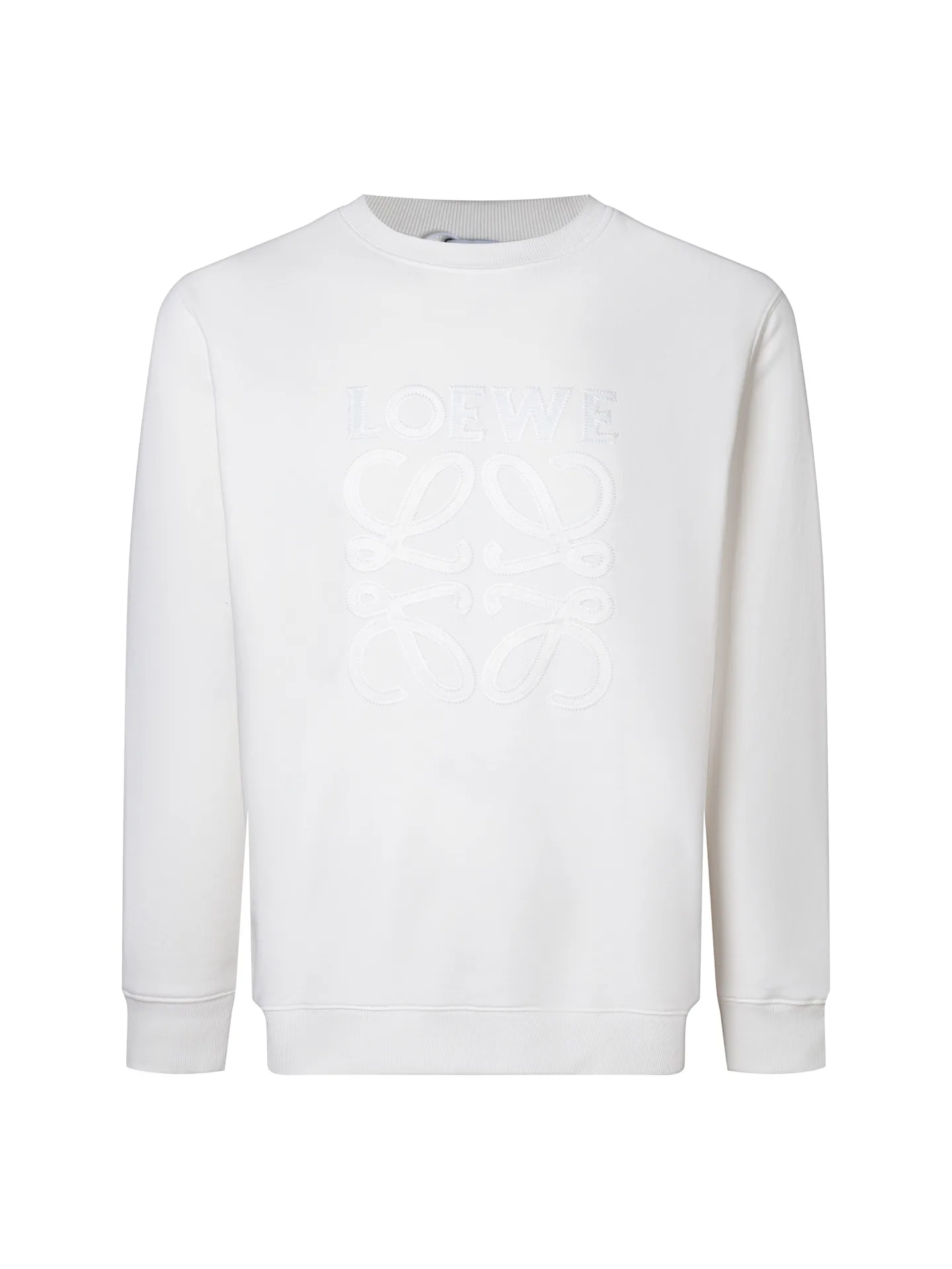 Anagram Embroidered Cotton-Jersey Sweatshirt D15016093