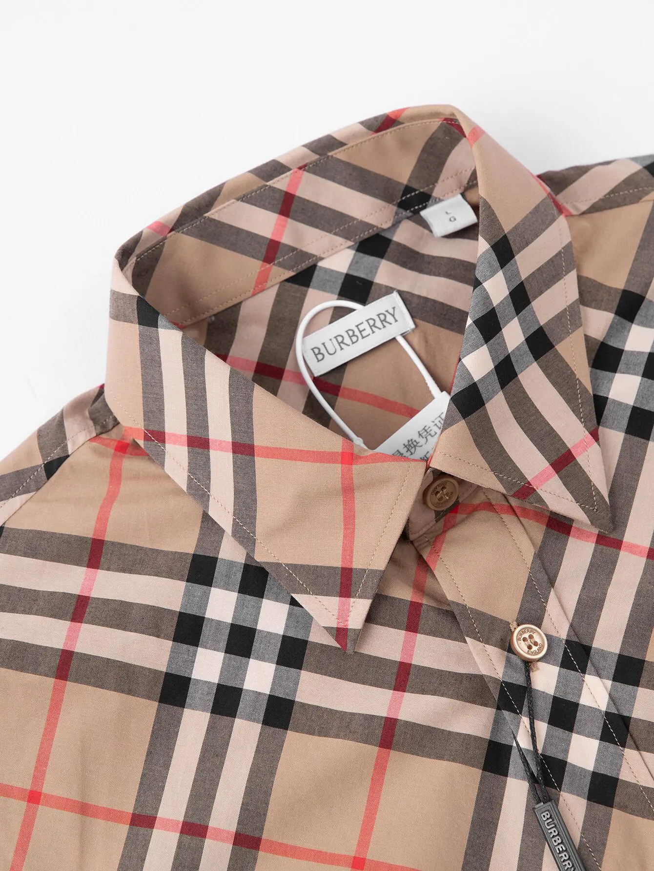 Diagonal Check Short-Sleeve Shirt D15015960 — view 3