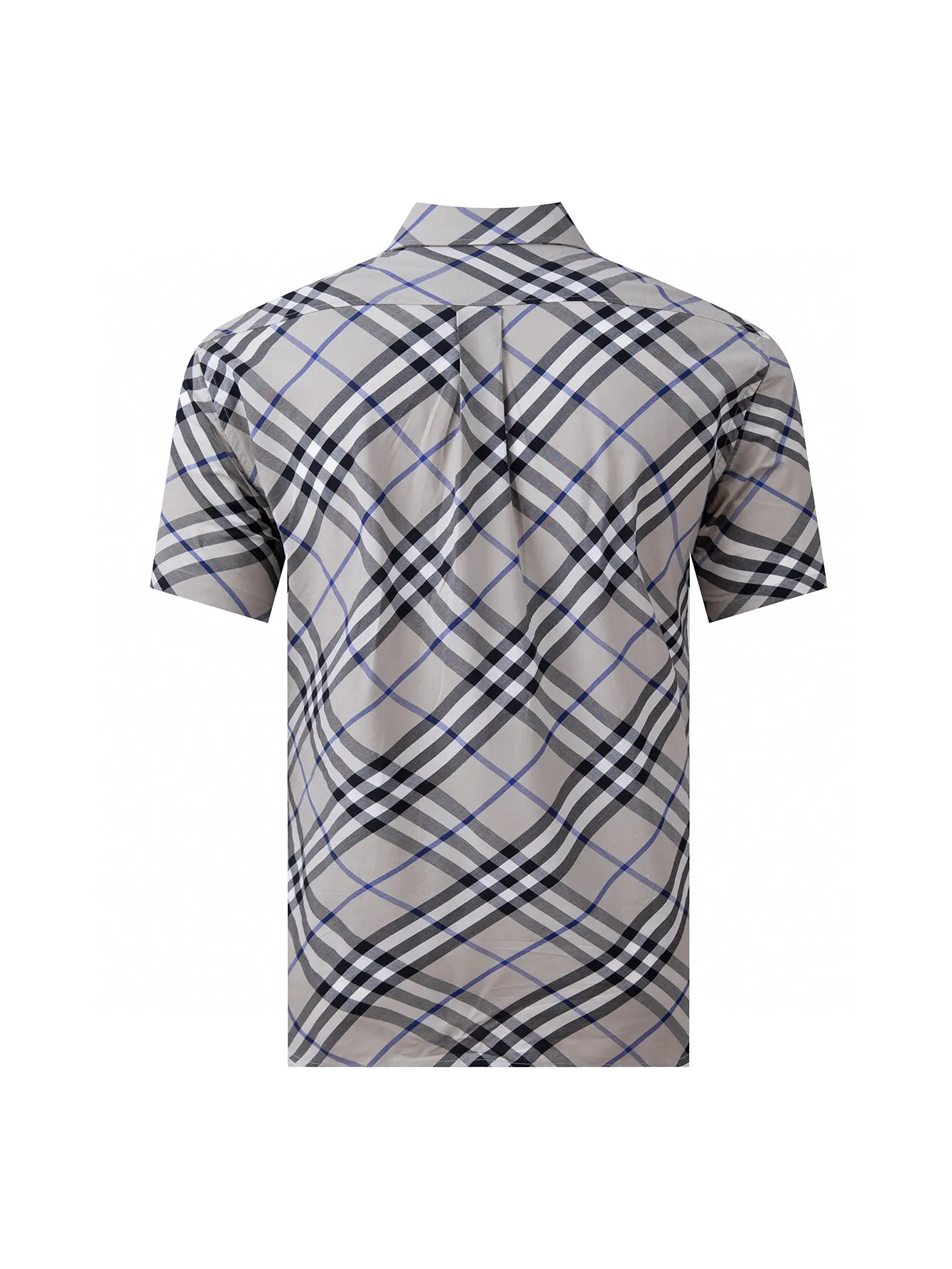 Diagonal Check Short-Sleeve Shirt D15015958 — view 2
