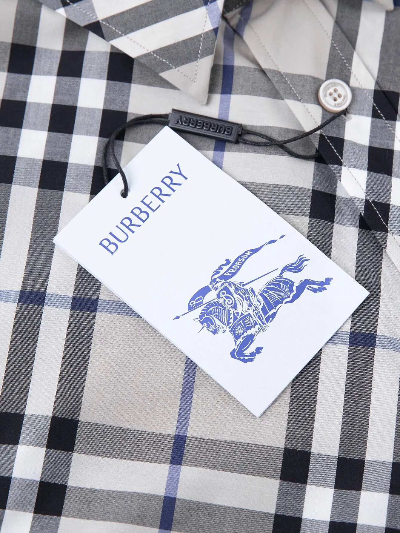 Diagonal Check Short-Sleeve Shirt D15015958 — view 4