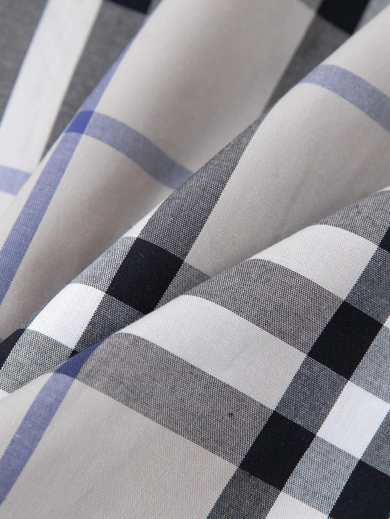 Diagonal Check Short-Sleeve Shirt D15015958 — view 8