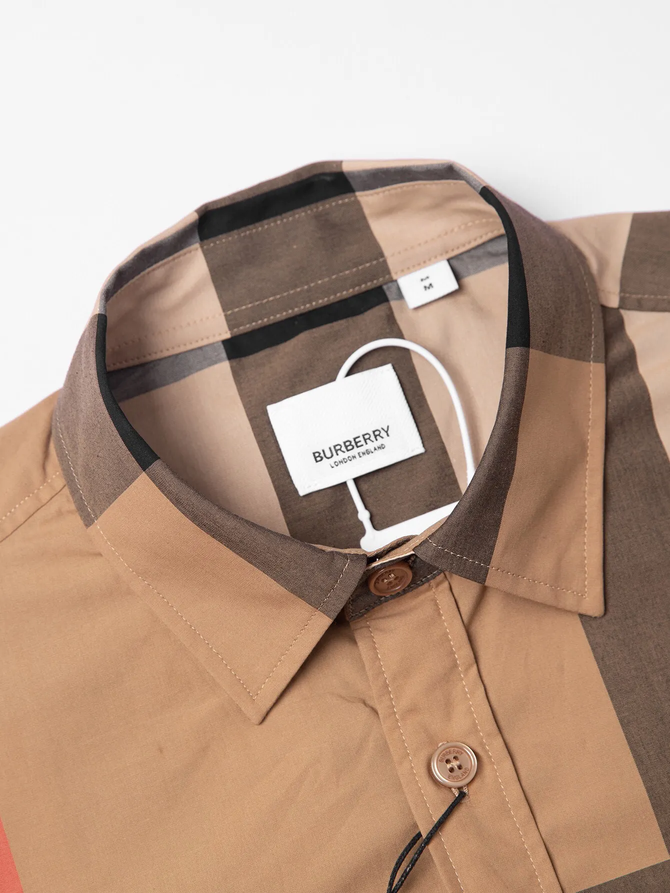 Giant Check Cotton Poplin Shirt D15015954 — view 3