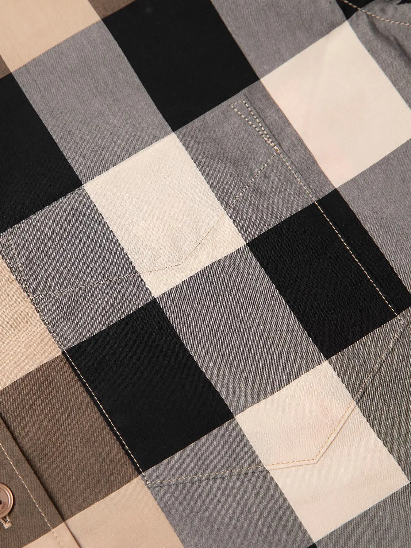 Giant Check Cotton Poplin Shirt D15015954 — view 5