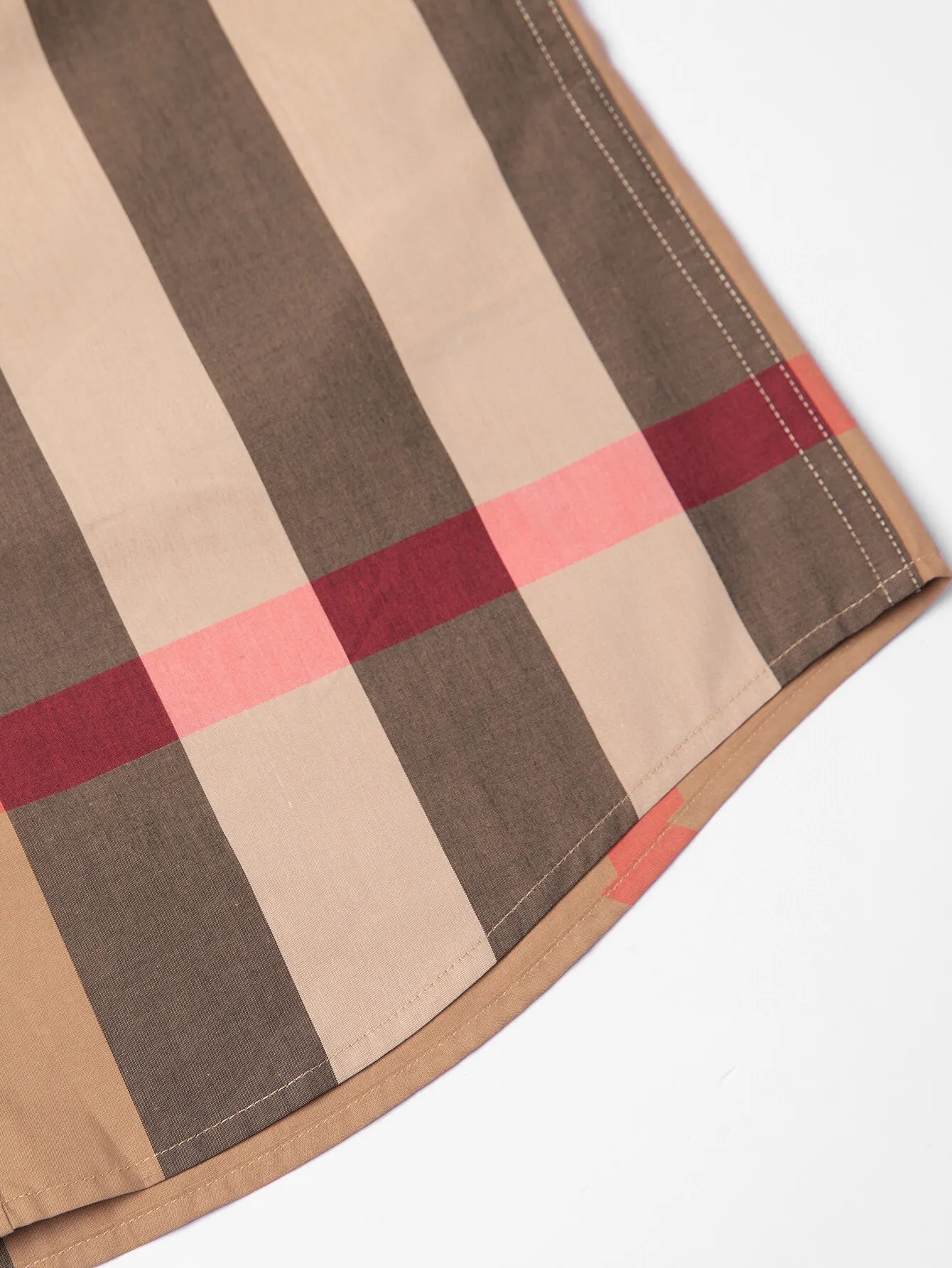 Giant Check Cotton Poplin Shirt D15015954 — view 7