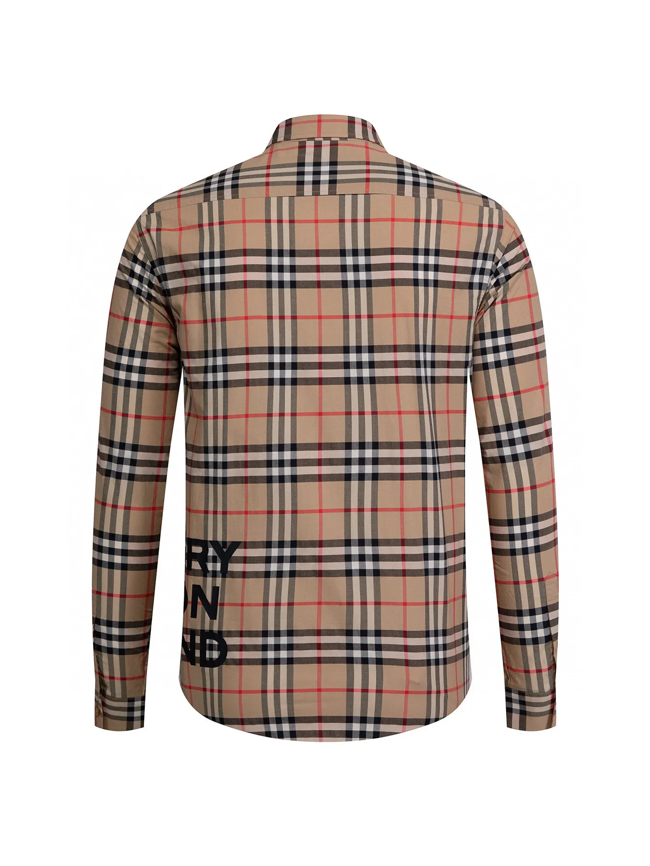 Logo Print Vintage Check Cotton Shirt D15015957 — view 2