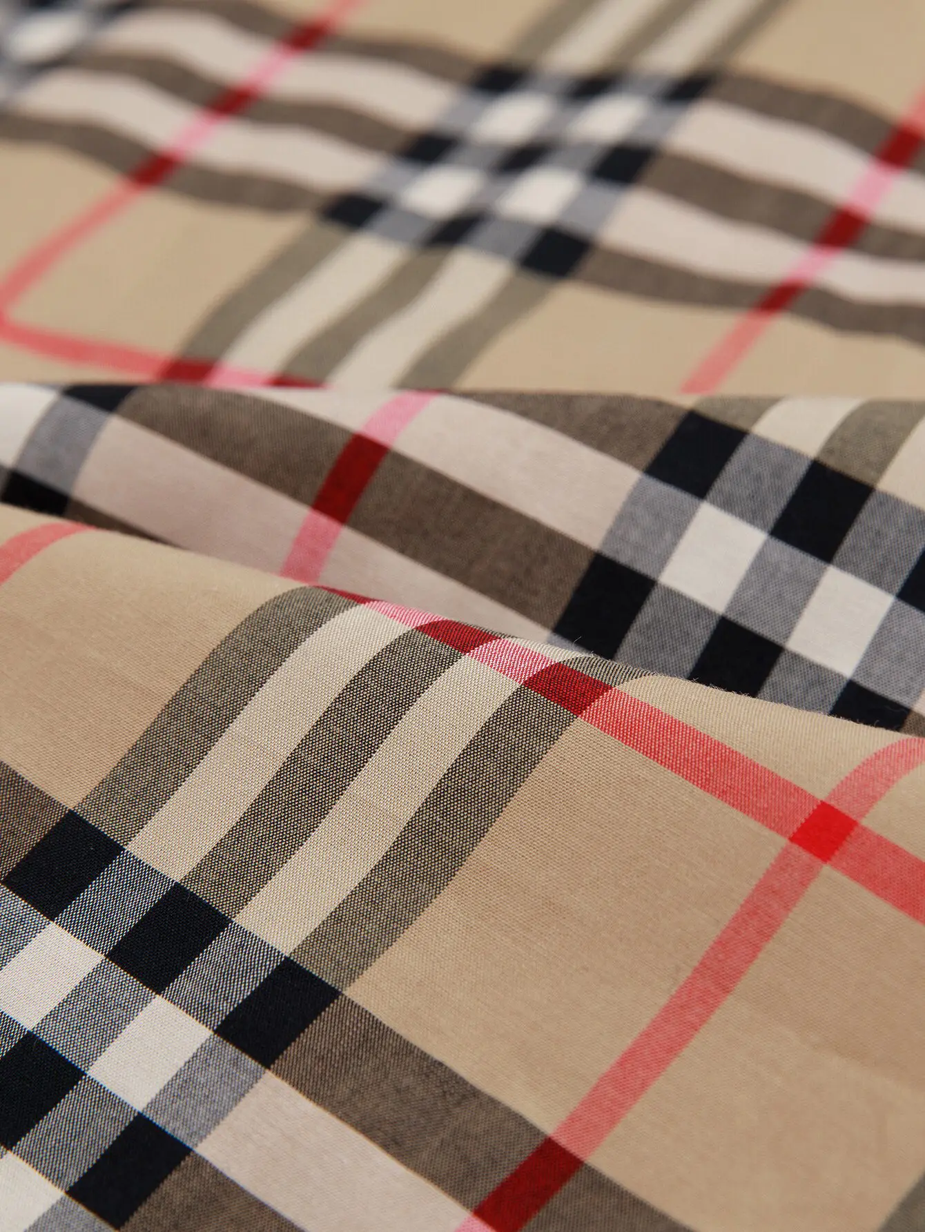 Logo Print Vintage Check Cotton Shirt D15015957 — view 8