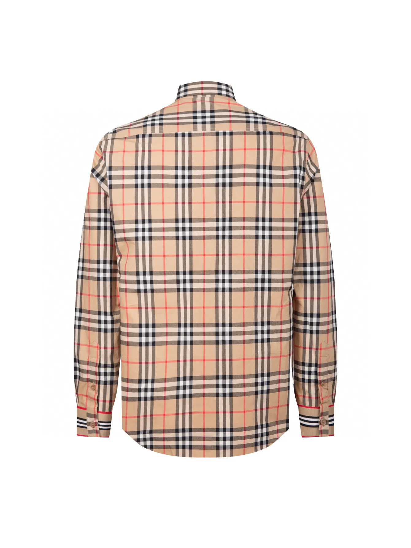 Check Cotton Poplin Shirt D15015956 — view 2