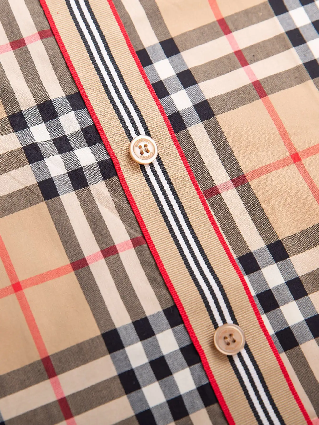 Check Cotton Poplin Shirt D15015956 — view 7