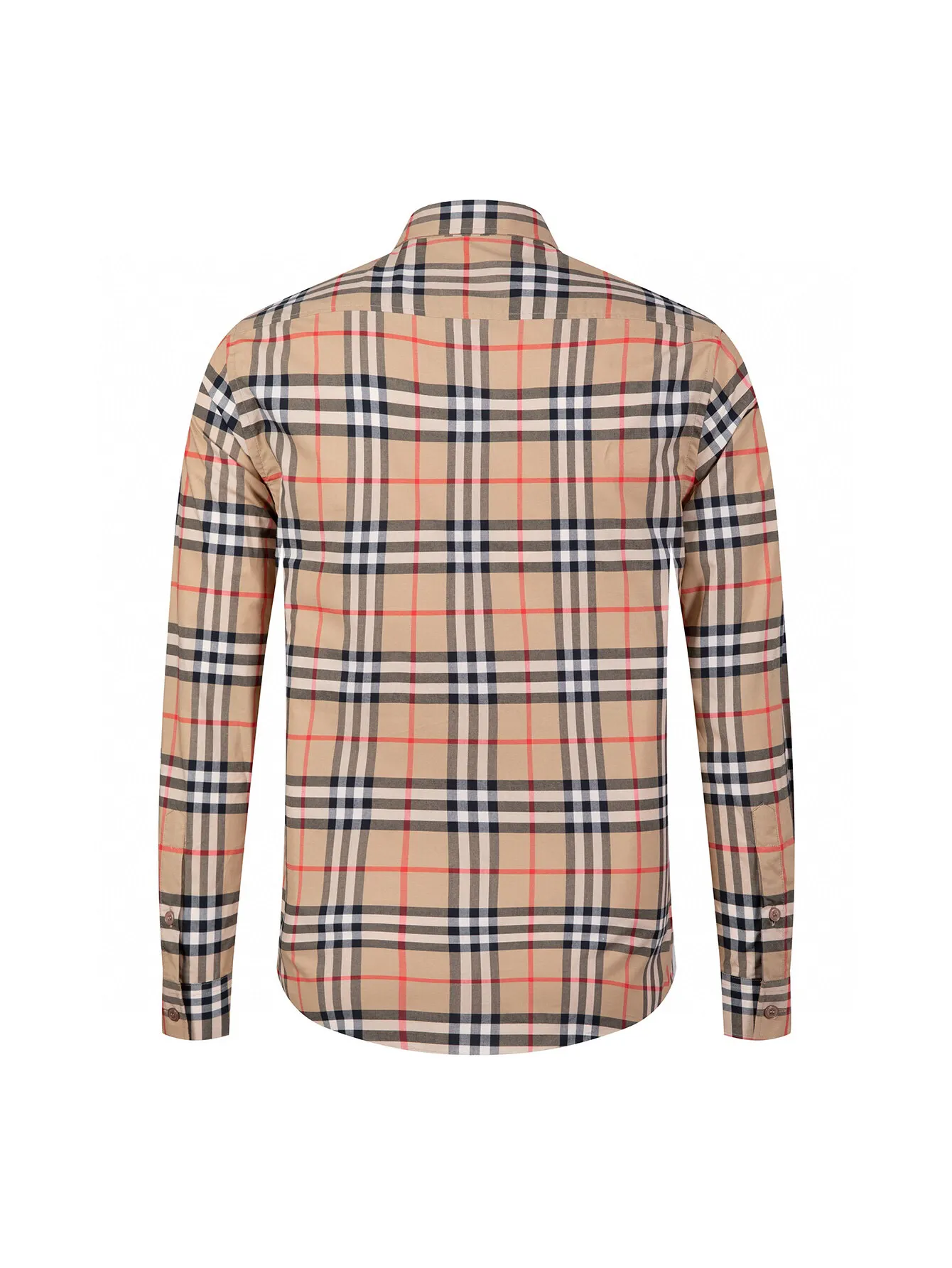 Check Cotton Poplin Long-Sleeved Shirt D15015955 — view 2
