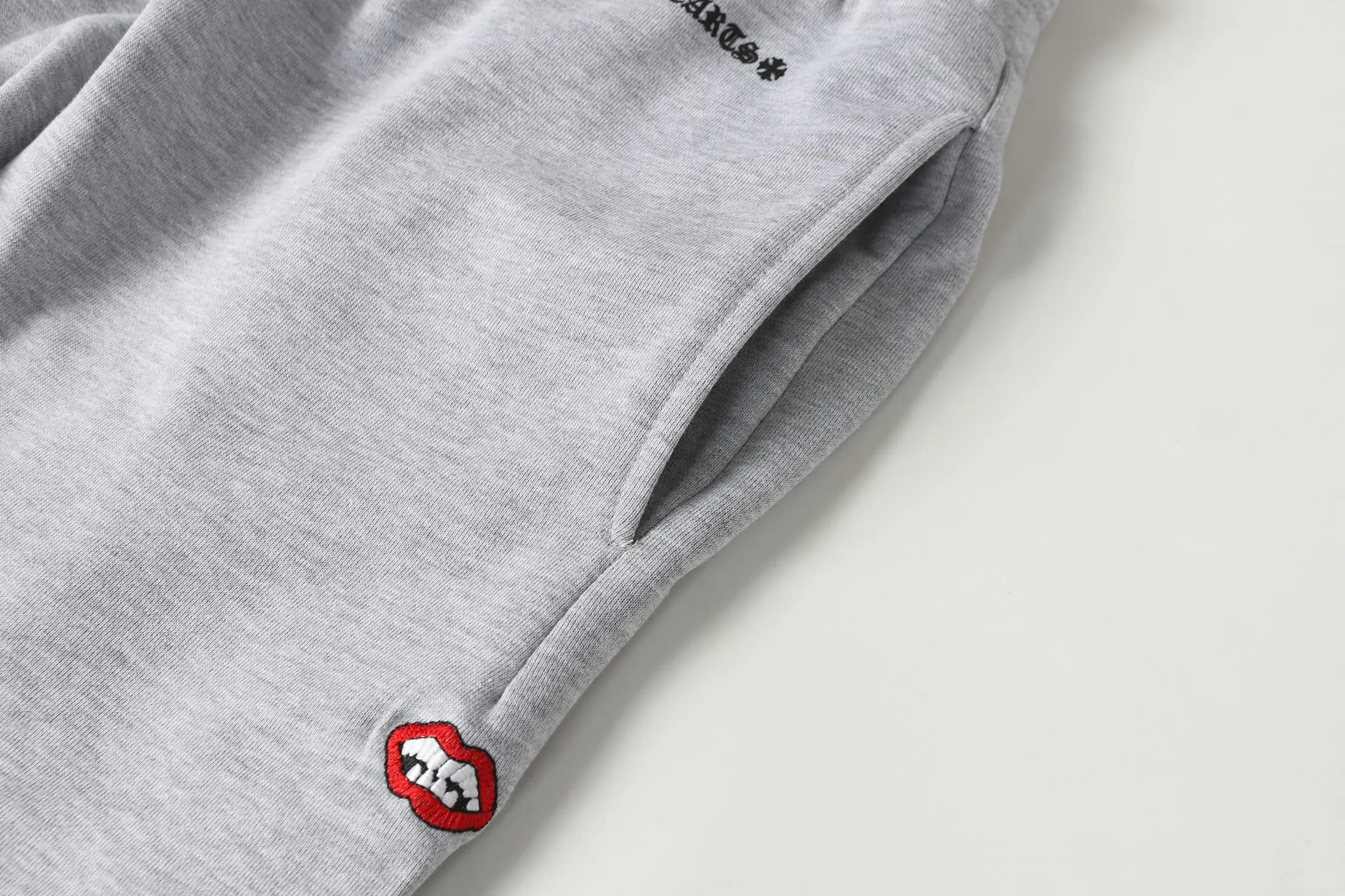 Flame Print Logo Cotton-Blend Sweatpants D15513583 — view 7