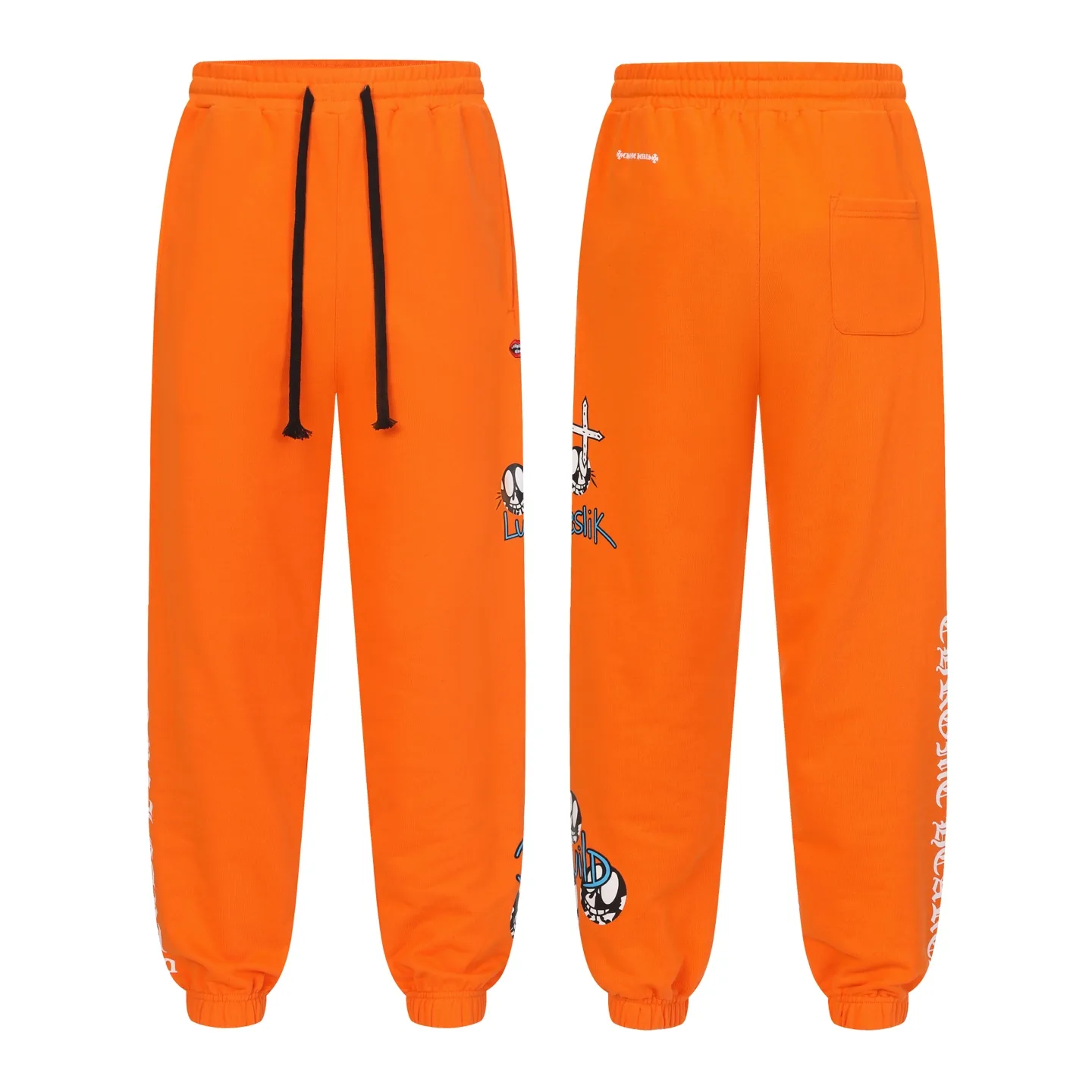Graffiti Print Cotton-Blend Sweats D15513537