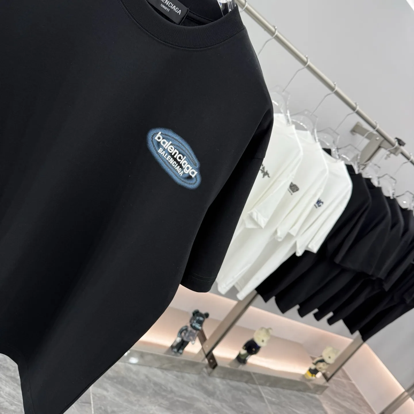 Embroidered Logo Oversized Cotton T-Shirt D15513880 — view 5
