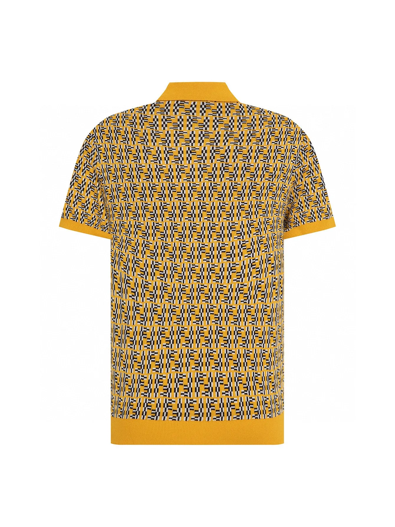 FF Monogram Jacquard Knit Polo Shirt D15515940 — view 2