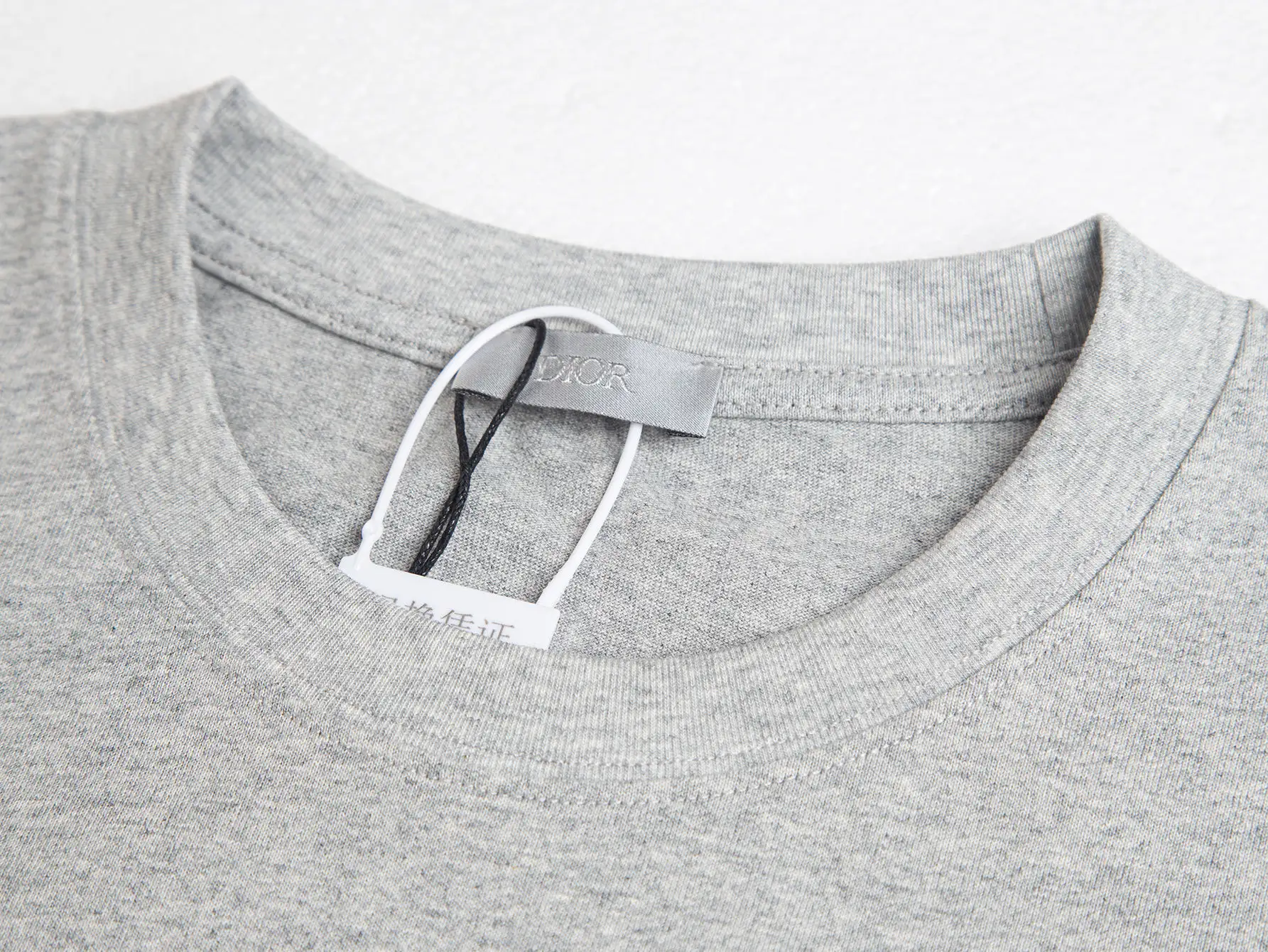 Embroidered Horse Motif Cotton T-Shirt D15512704 — view 5