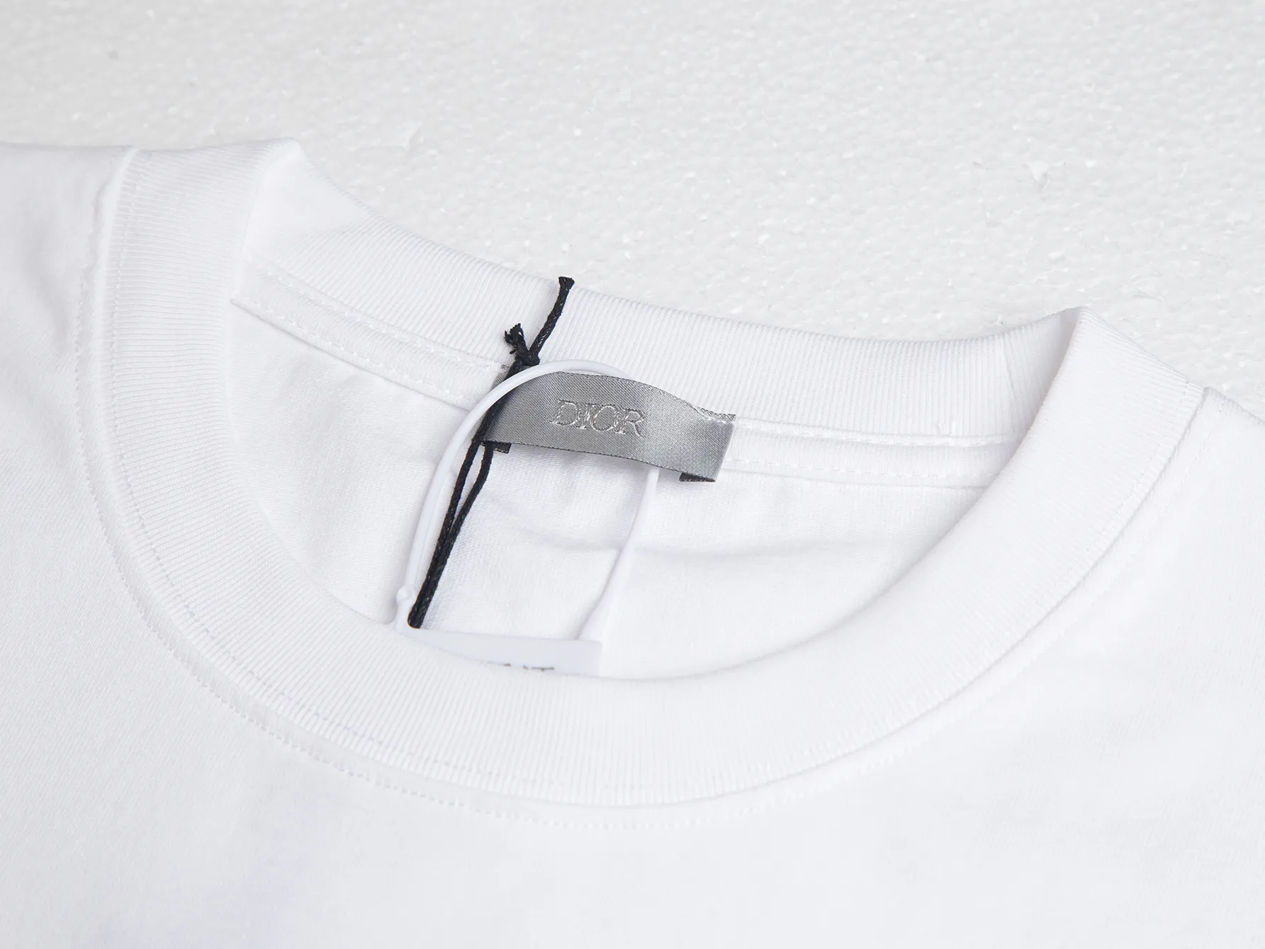 Embroidered Horse Motif Cotton T-Shirt D15512703 — view 4