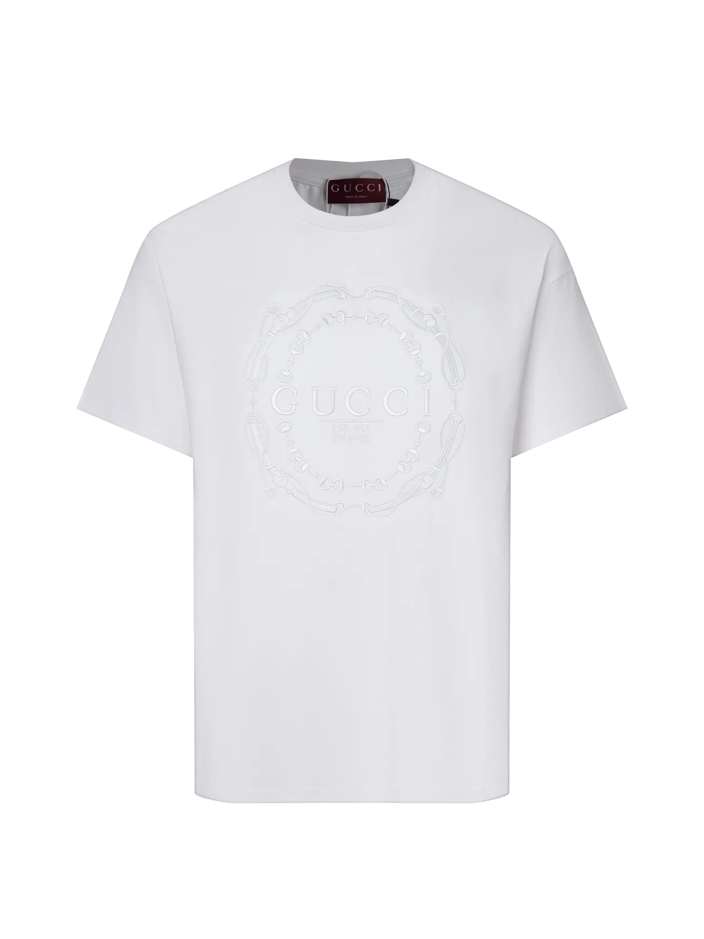 Embroidered Logo Cotton T-Shirt D15515238