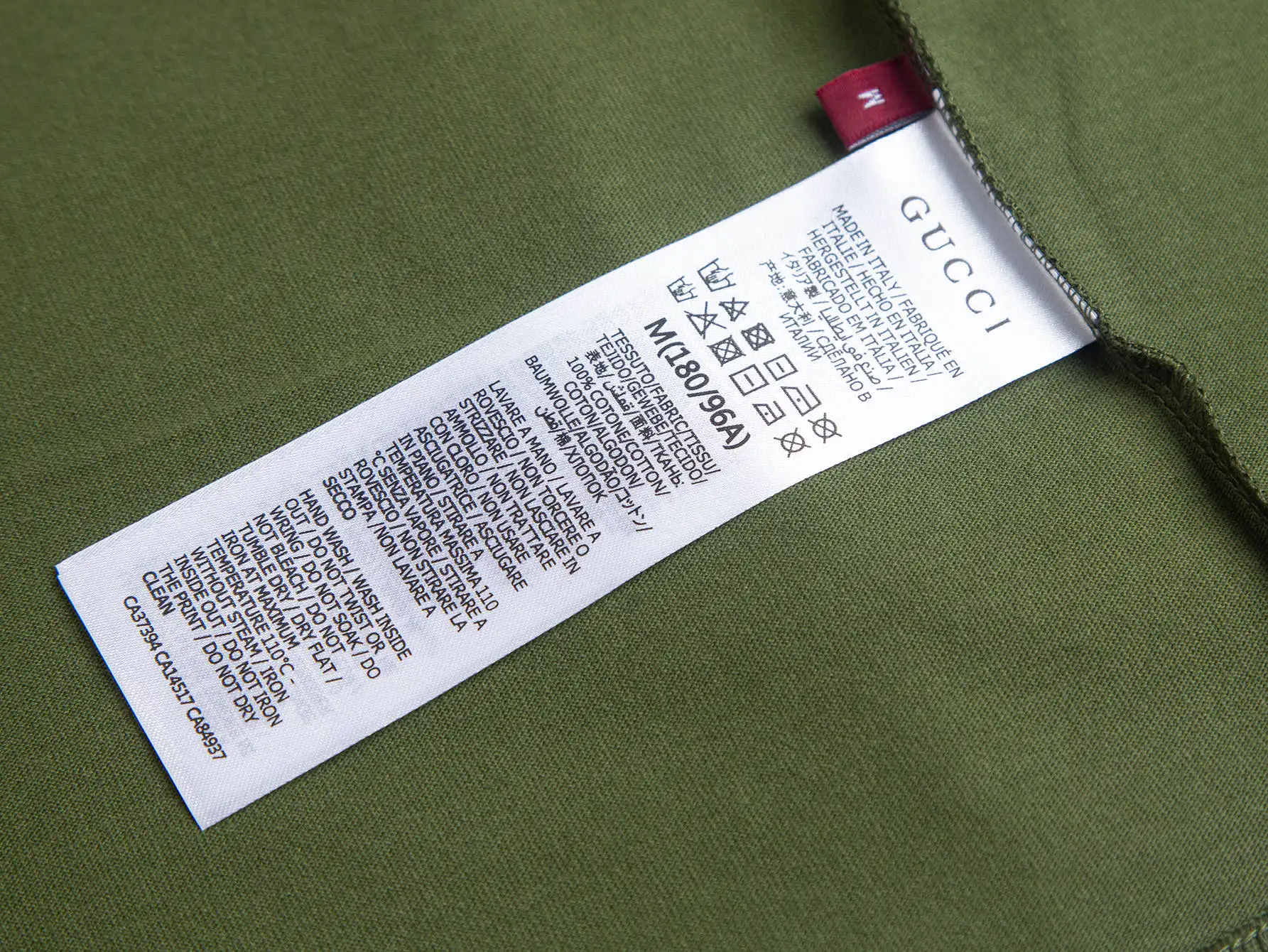 Embroidered Logo Cotton T-Shirt D15515236 — view 6