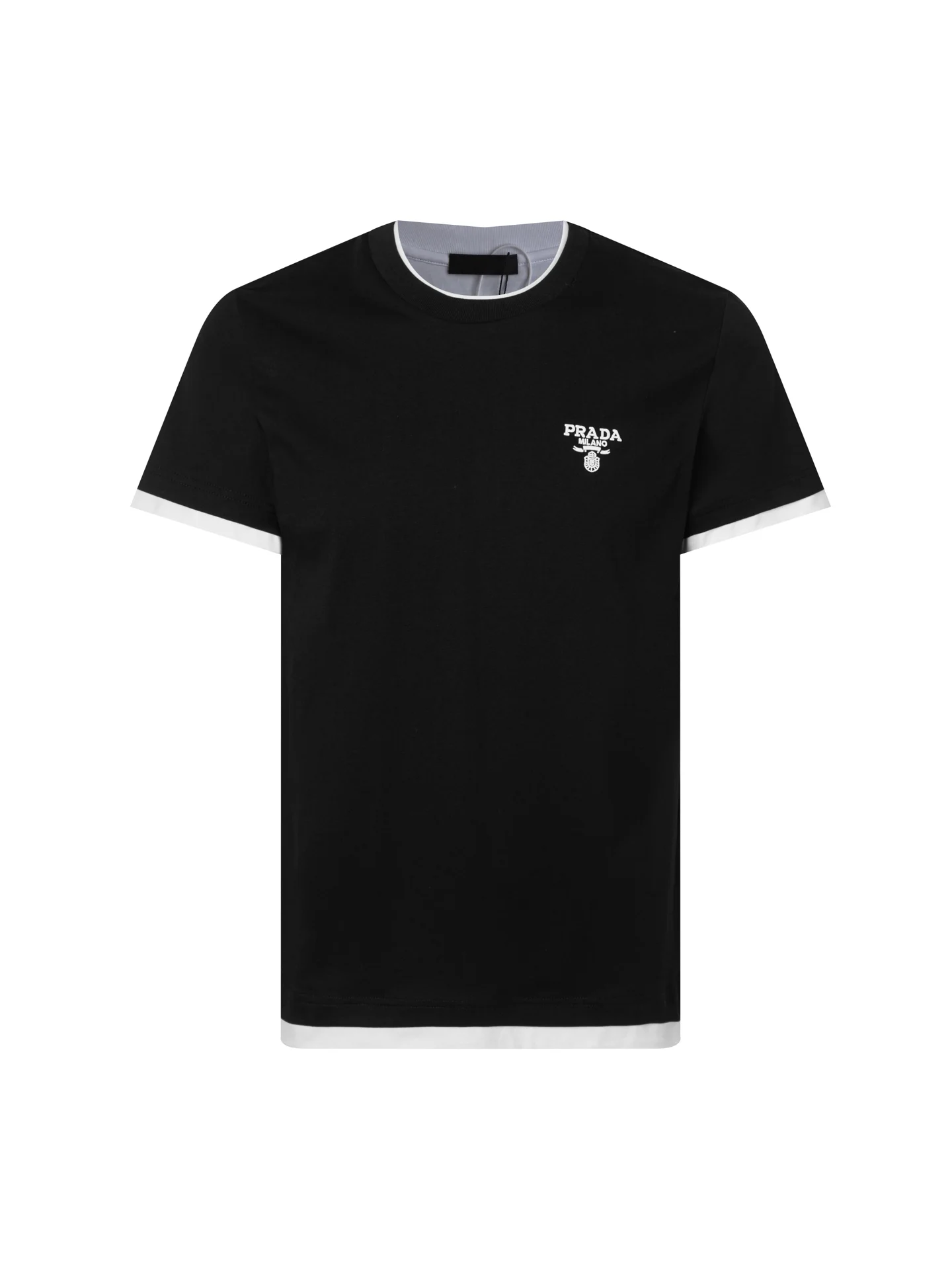Logo Embroidery Layered-Effect T-Shirt D15515256
