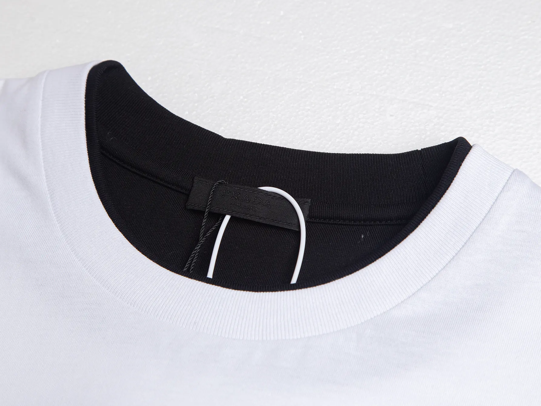Logo-Embroidered Layered Mercerized Cotton T-Shirt D15515257 — view 5