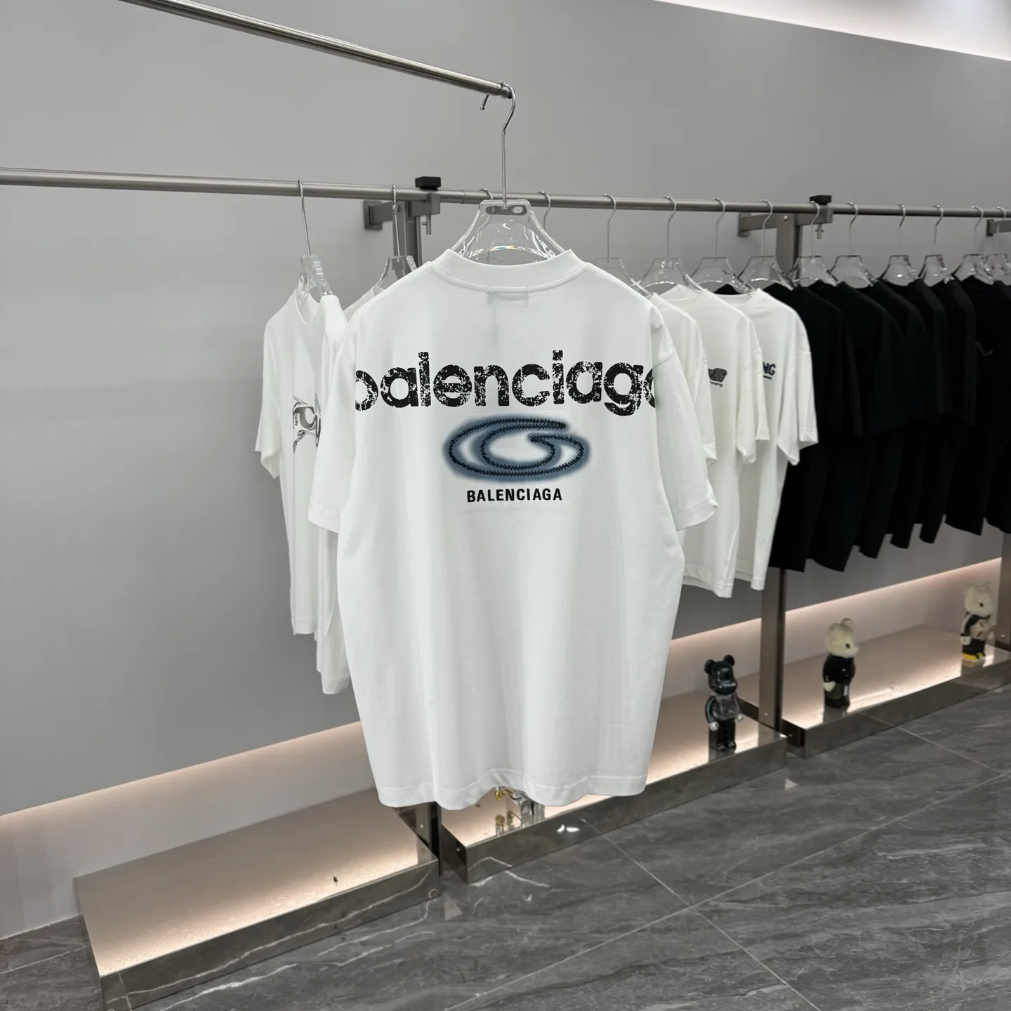 Embroidered Logo Oversized Cotton T-Shirt D15513879 — view 7