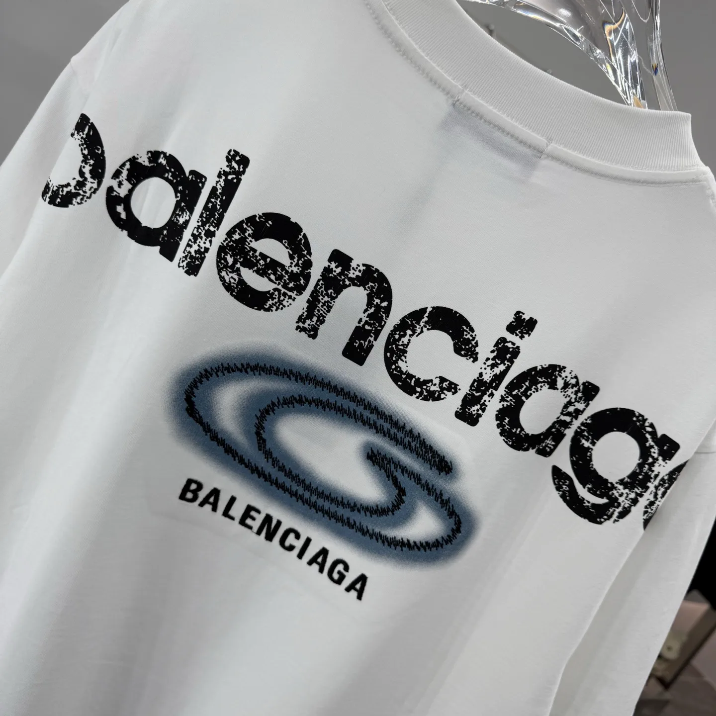 Embroidered Logo Oversized Cotton T-Shirt D15513879 — view 8