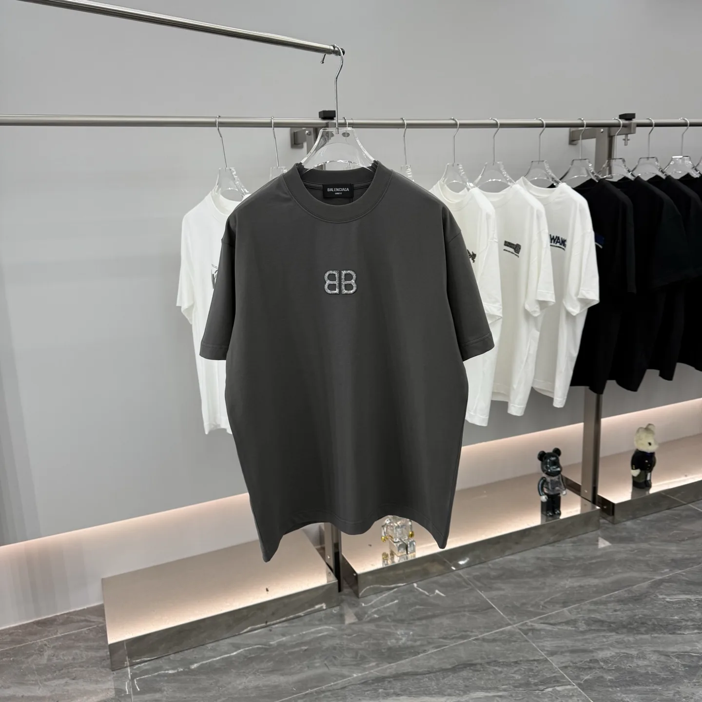 BB Embroidered Logo Oversized T-Shirt D15513890