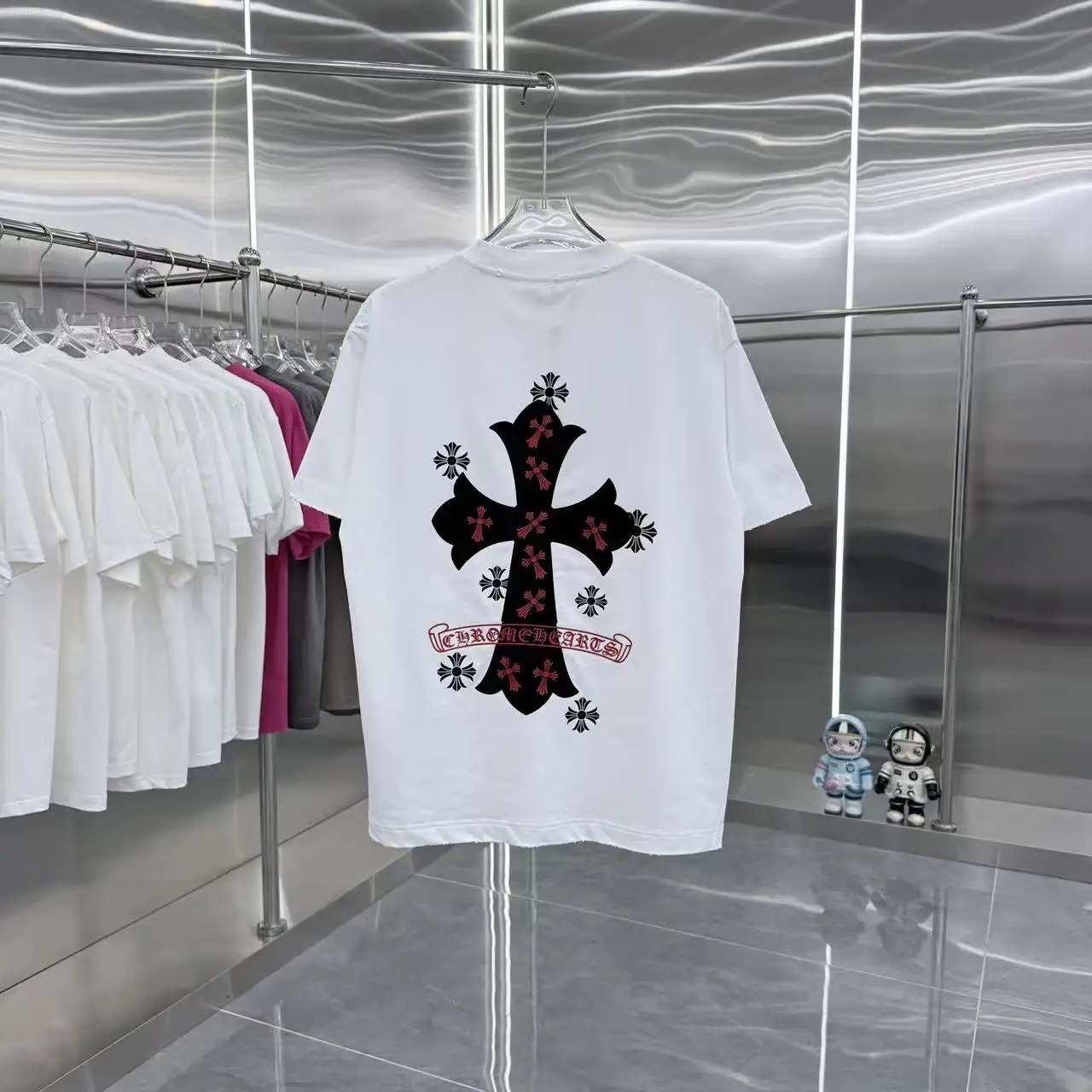 Distressed Logo Graphic T-Shirt D15513948 — view 7
