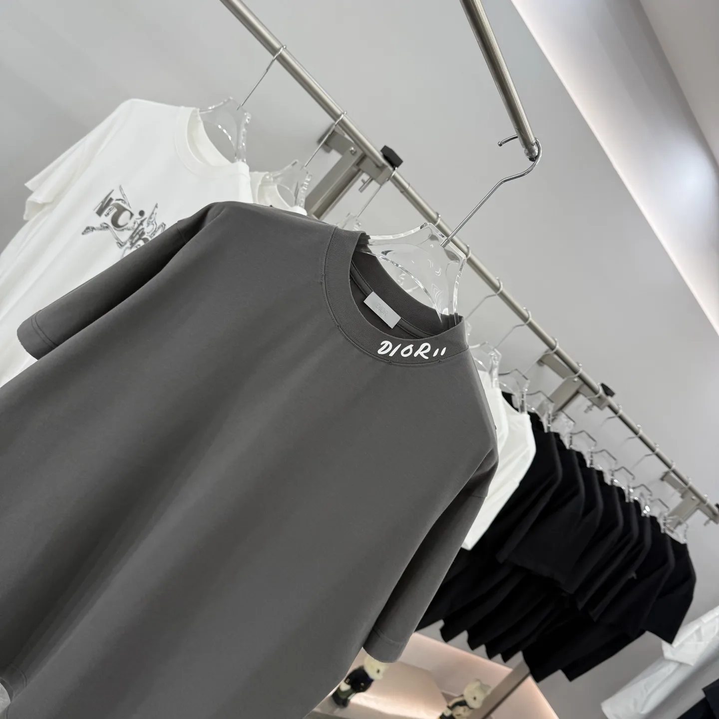 Logo-Embroidered Cotton-Jersey T-Shirt D15513864 — view 3