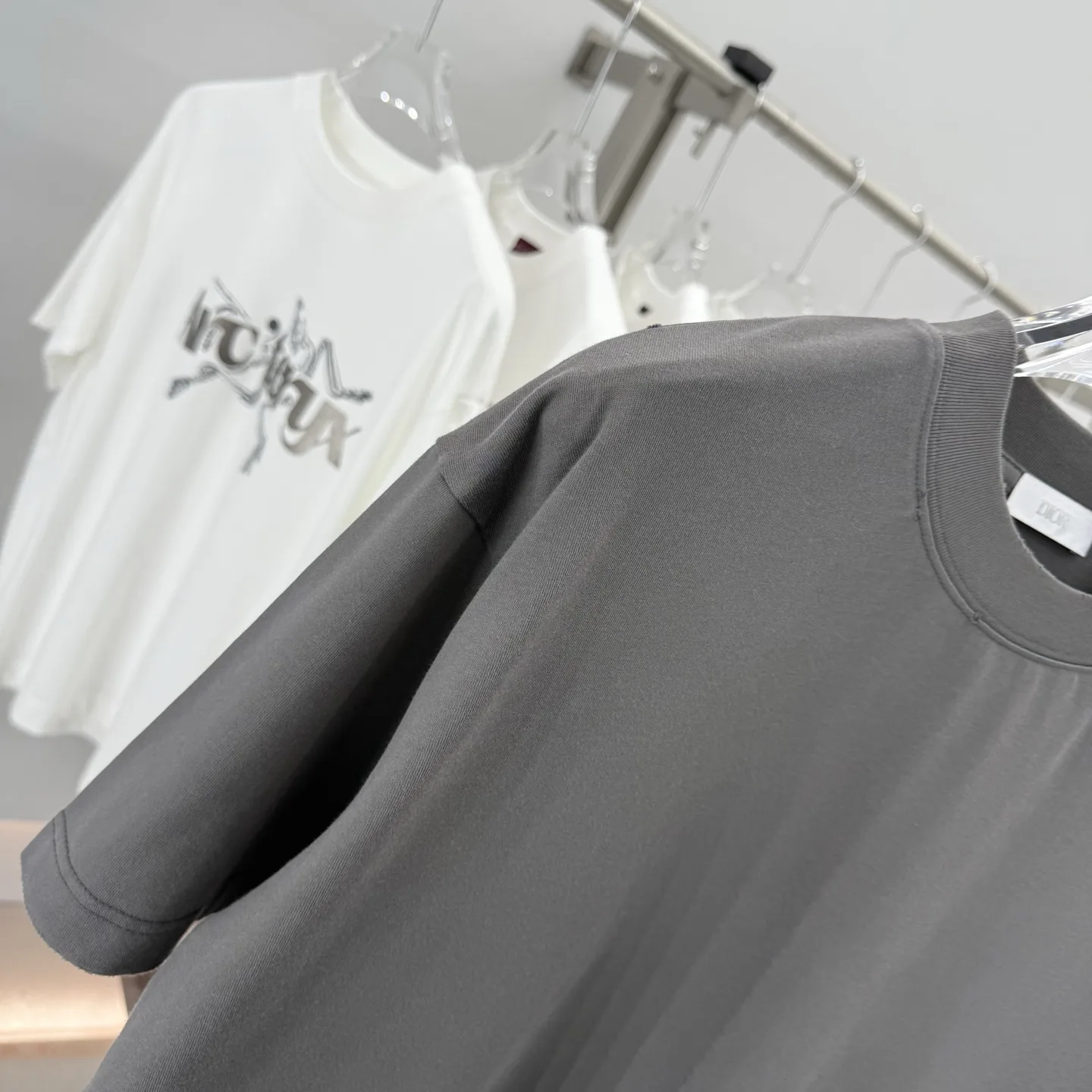 Logo-Embroidered Cotton-Jersey T-Shirt D15513864 — view 6