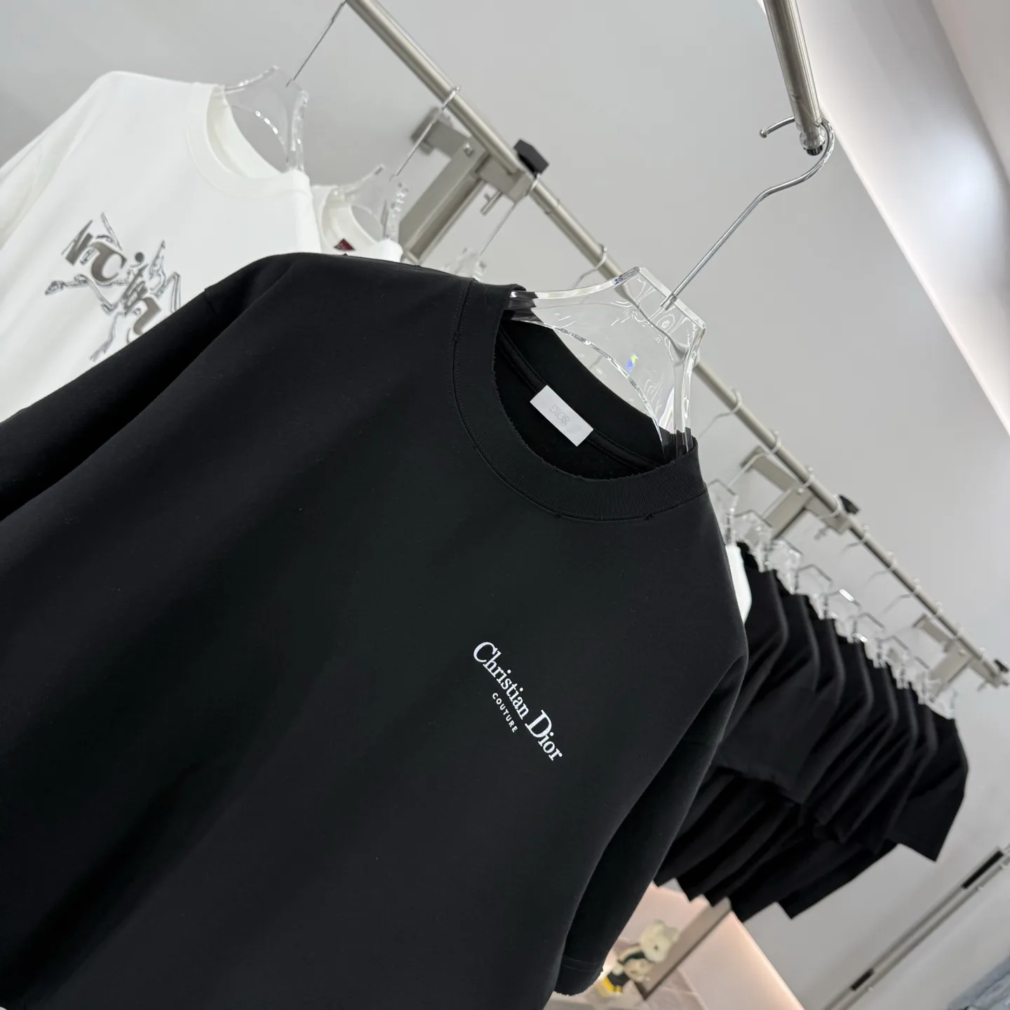 Logo-Embroidered Cotton-Jersey T-Shirt D15513894 — view 3