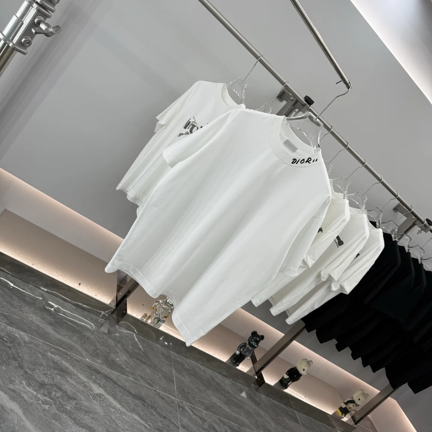 Logo Embroidery Cotton Jersey T-Shirt D15513863 — view 2