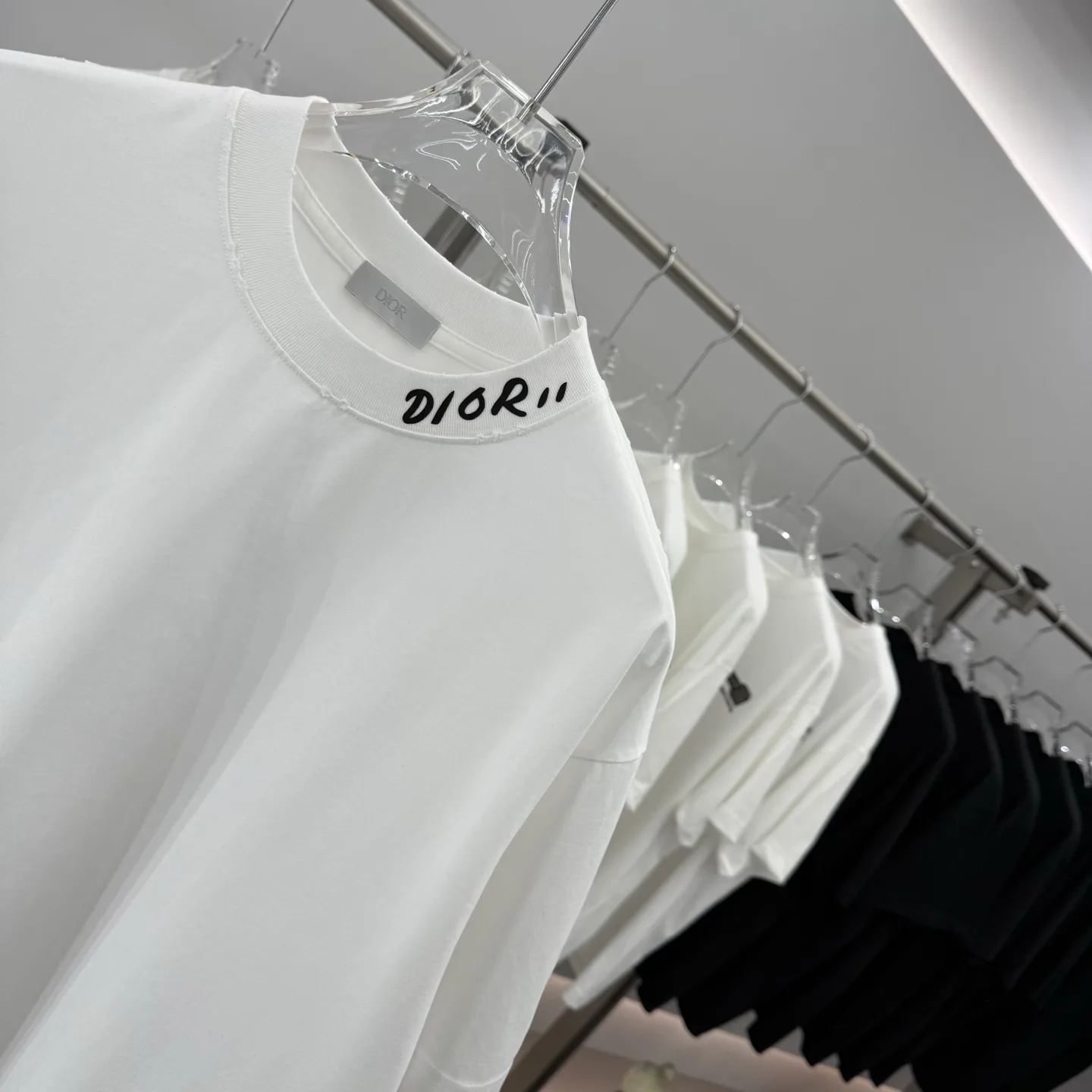 Logo Embroidery Cotton Jersey T-Shirt D15513863 — view 4