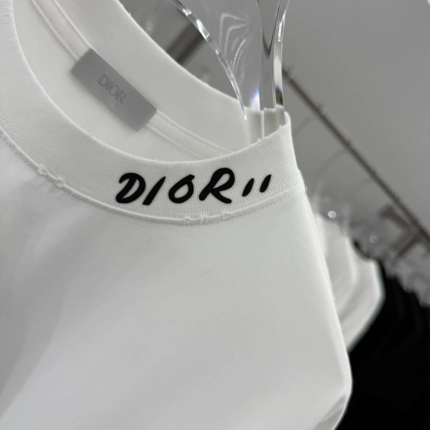 Logo Embroidery Cotton Jersey T-Shirt D15513863 — view 5