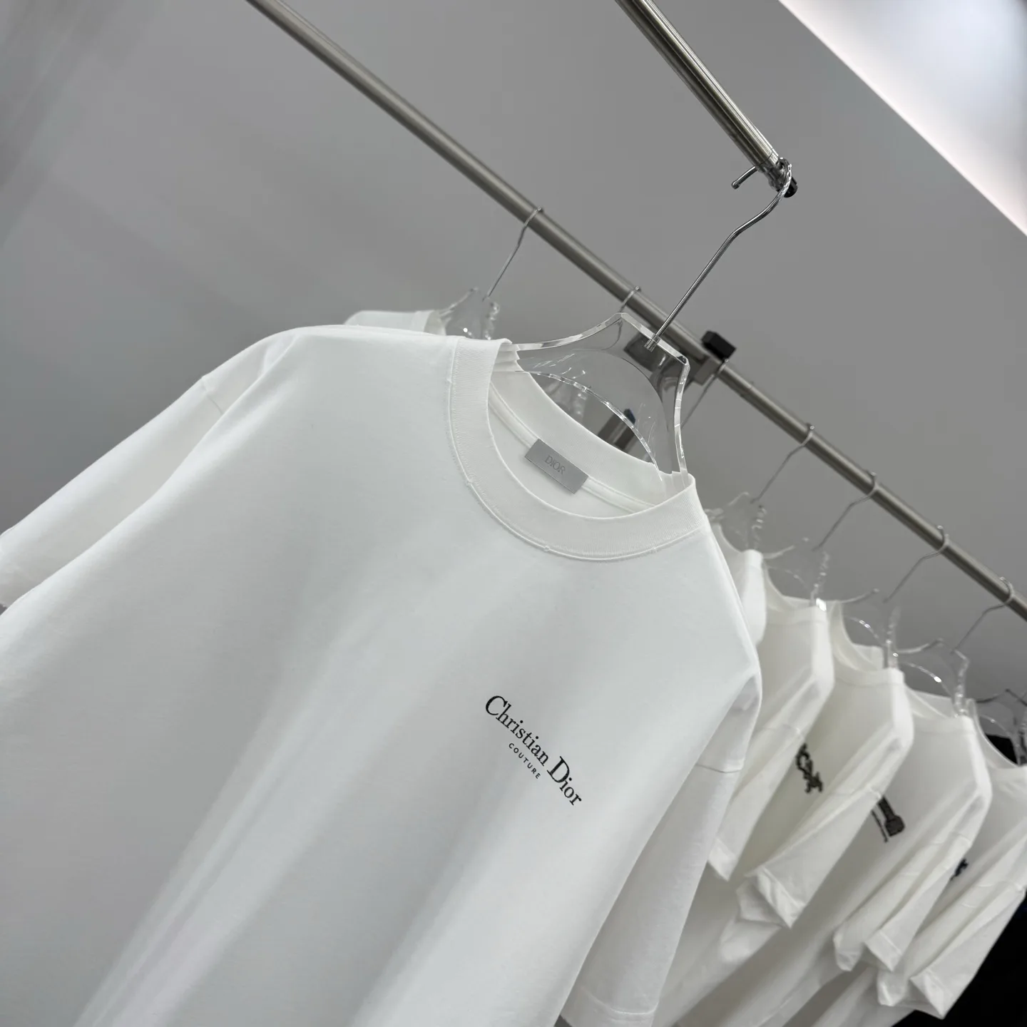 Christian Dior Couture Logo Cotton T-Shirt D15513892 — view 3