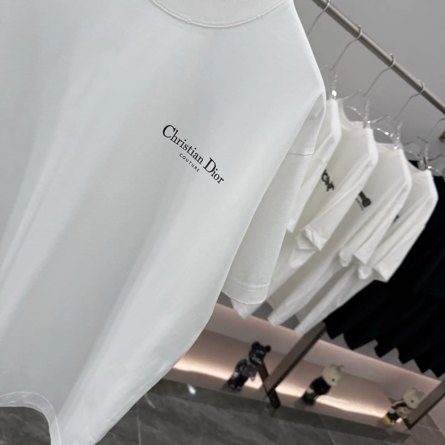 Christian Dior Couture Logo Cotton T-Shirt D15513892 — view 5