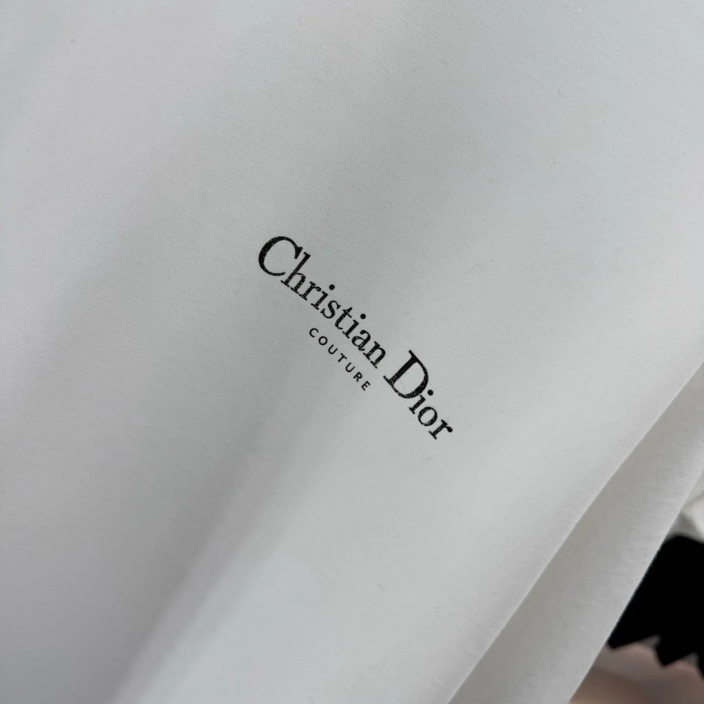 Christian Dior Couture Logo Cotton T-Shirt D15513892 — view 6